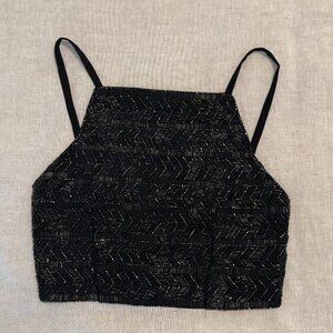 Topshop Beaded Crop Top.